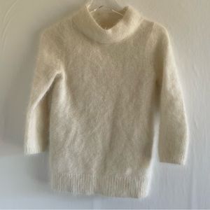 Anthropologie Angora Off White Sweater